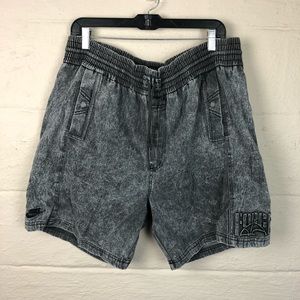 Vintage nike force shorts size XL acid stone wash denim